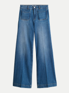 Opus Pants Hose Melly crisp 70301-dark shadow blue bei Robert Ley