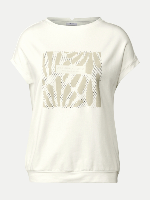 CECIL T-Shirt mit Glitzer-Print bei Robert Ley