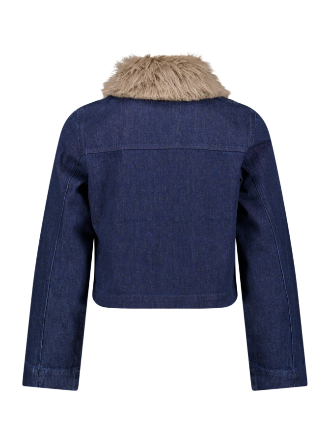 Cartoon - Daydream Jeansjacke mit Fake-Fur Kragen bei Robert Ley