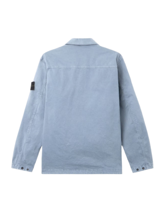 STONE ISLAND Overshirt mit Logo-Badge bei Robert Ley