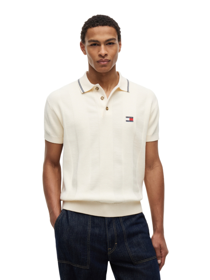 Tommy Jeans Strukturiertes Poloshirt bei Robert Ley