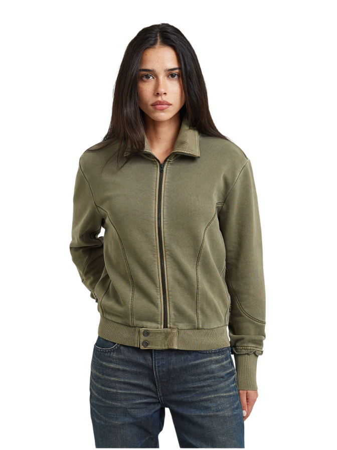 G-STAR RAW Sweatshirtjacke im Overdyed-Look bei Robert Ley
