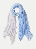 Purschoen Kaschmirschal 5080 ombre bleu eisblau bei Robert Ley