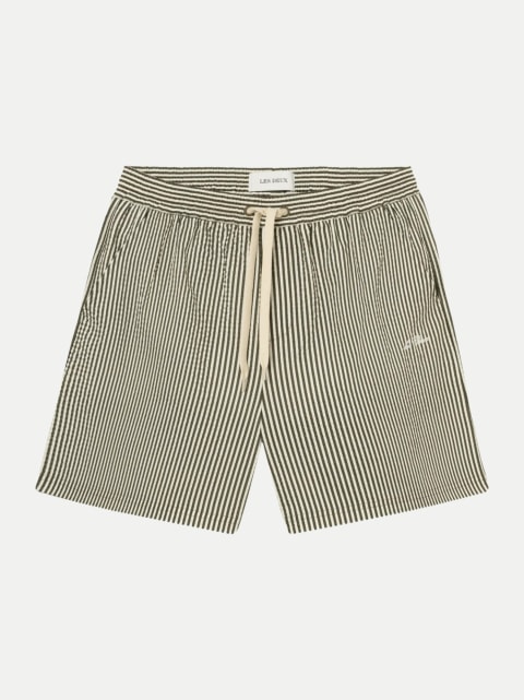 LES DEUX Badeshorts Stan Stripe Seersucker bei Robert Ley