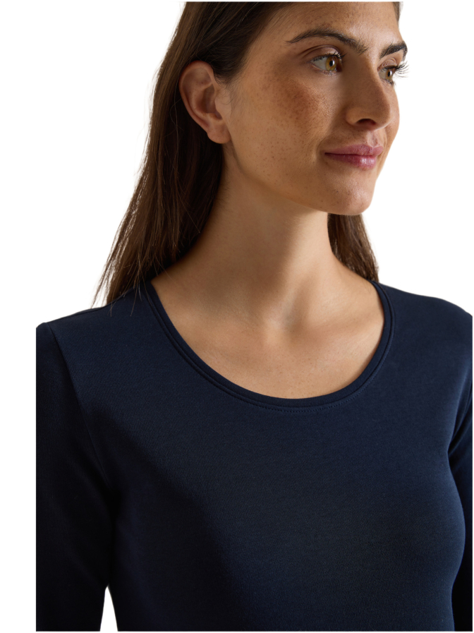 Cecil Basic Langarmshirt Pia bei Robert Ley