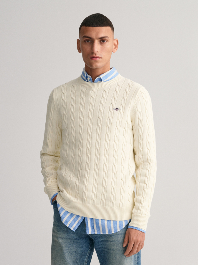 Gant Pullover mit Zopfmuster bei Robert Ley