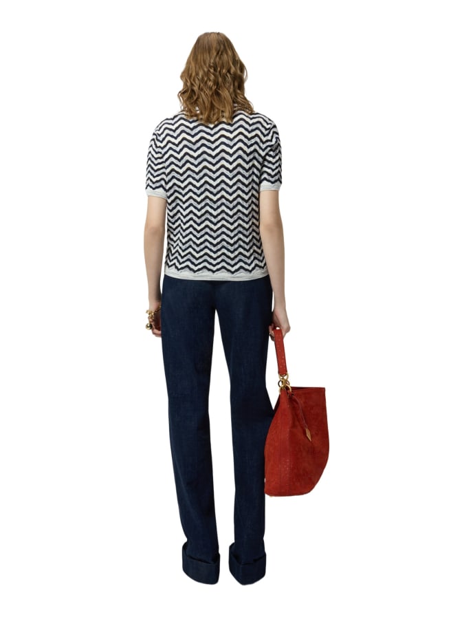 MISSONI Kurzärmeliges Top mit Wellenmuster bei Robert Ley