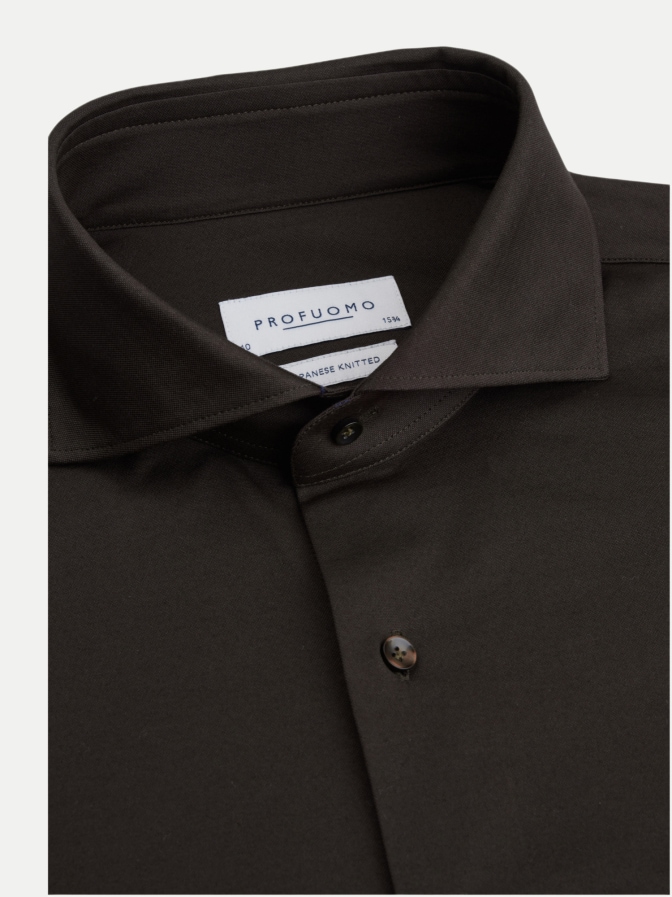 PROFUOMO Slim-Fit Hemd mit Cutaway Kragen bei Robert Ley