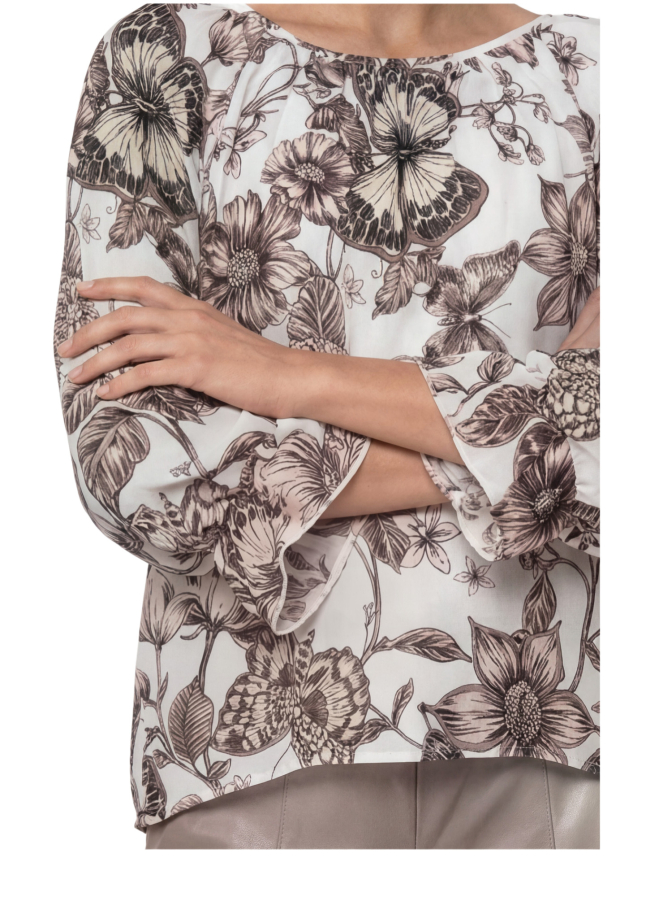 Monari Bluse mit Blumenmuster bei Robert Ley