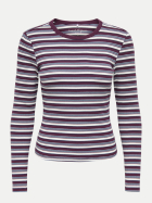 Only Langarmshirt mit Streifenmuster 177912004-Fig/VINTAGE BATCH bei Robert Ley