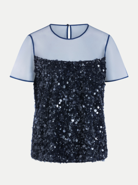 Marc Cain Bluse mit Pailletten bei Robert Ley