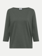 Cecil Basic Langarmshirt 17798-dried olive green bei Robert Ley