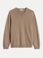 Marc O'Polo DENIM Pullover aus reiner Bio-Baumwolle 1722-Cold Taupe bei Robert Ley
