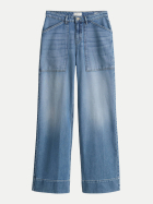 Opus Wide Leg Jeans Miva comfy 70344-mid comfy blue bei Robert Ley
