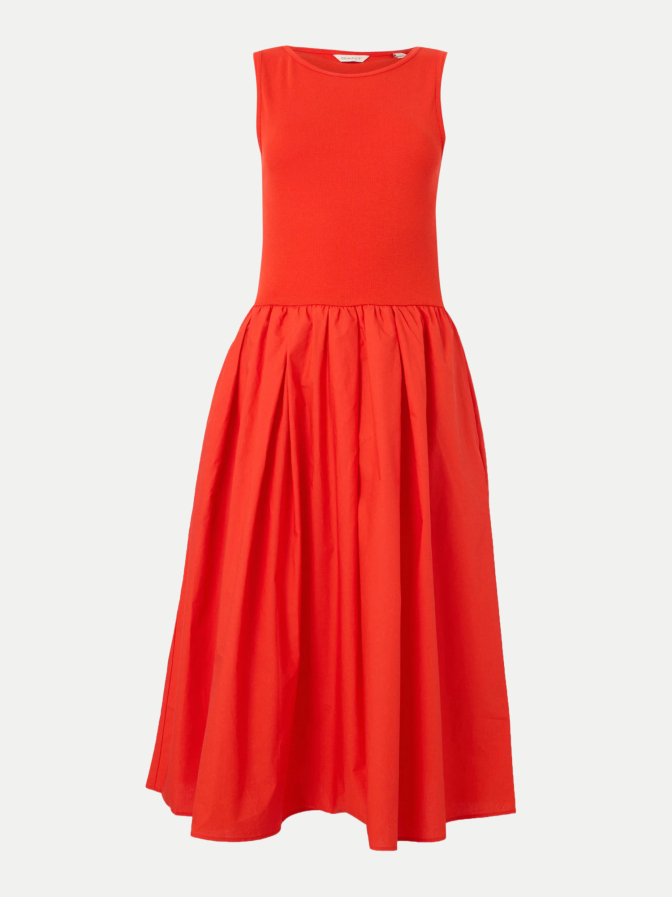 Gant Midi-Kleid mit Stoffmix bei Robert Ley