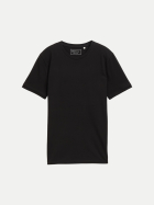 Tom Tailor Denim T-Shirt aus Piqué-Stoff 29999-Black bei Robert Ley