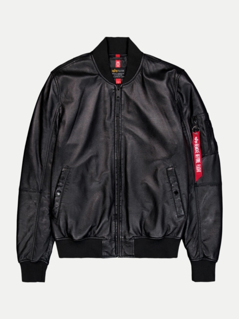Alpha Industries Bomberjacke aus Leder bei Robert Ley