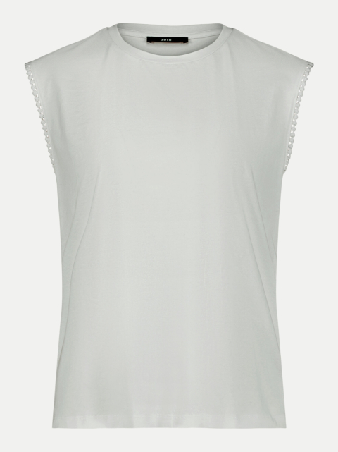 Zero Jersey-Top mit Ärmeldetails bei Robert Ley