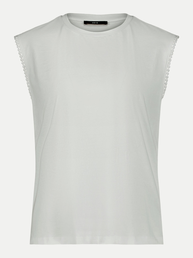 Zero Jersey-Top mit Ärmeldetails bei Robert Ley