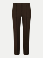 Giulia Mia Straight-Leg Hose mit Bügelfalte 280-braun bei Robert Ley