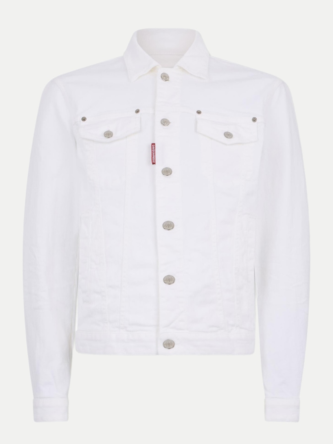 DSQUARED2 Weiße Jeansjacke bei Robert Ley