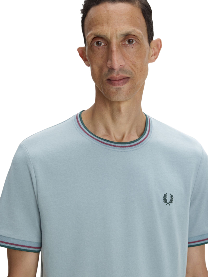 FRED PERRY T-Shirt mit Doppelstreifen bei Robert Ley
