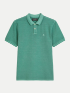 Marc O'Polo Kurzarm Poloshirt Piqué 3249-Eucalyptus Green bei Robert Ley