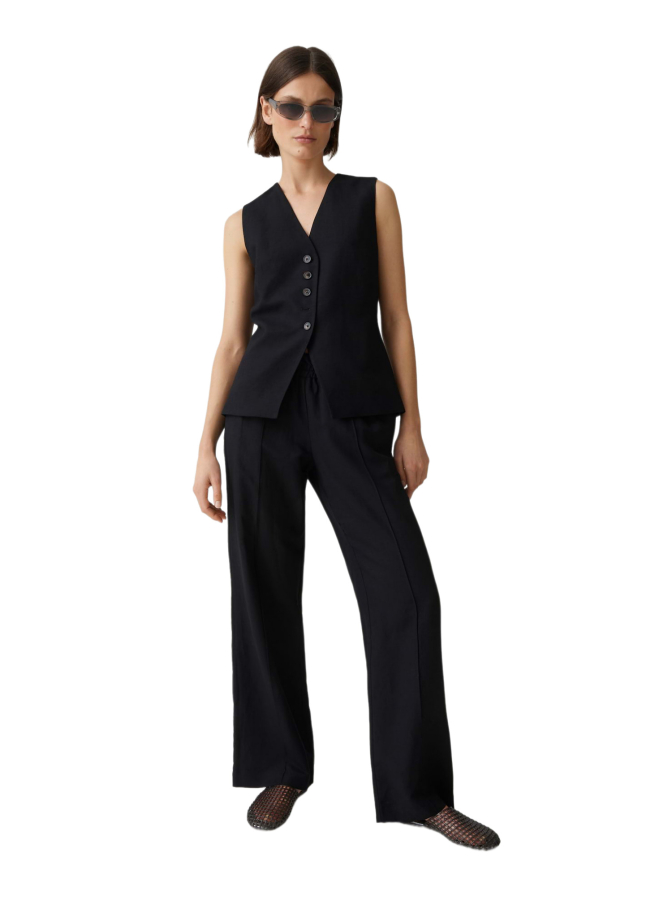 Opus Pants Wide Leg Hose Malotta natural bei Robert Ley