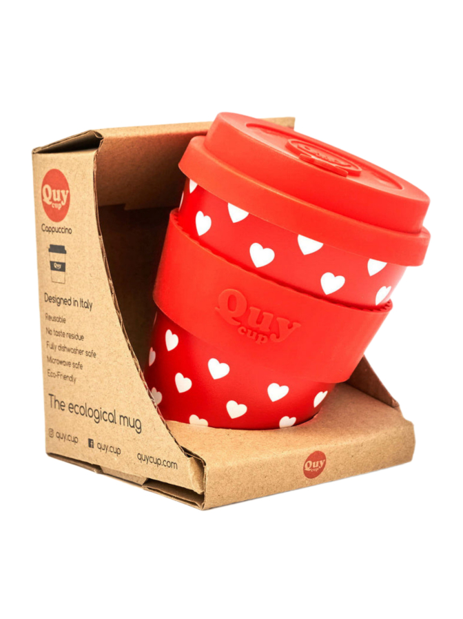 Quycup Cappuccino Cup Heart - 230ml bei Robert Ley