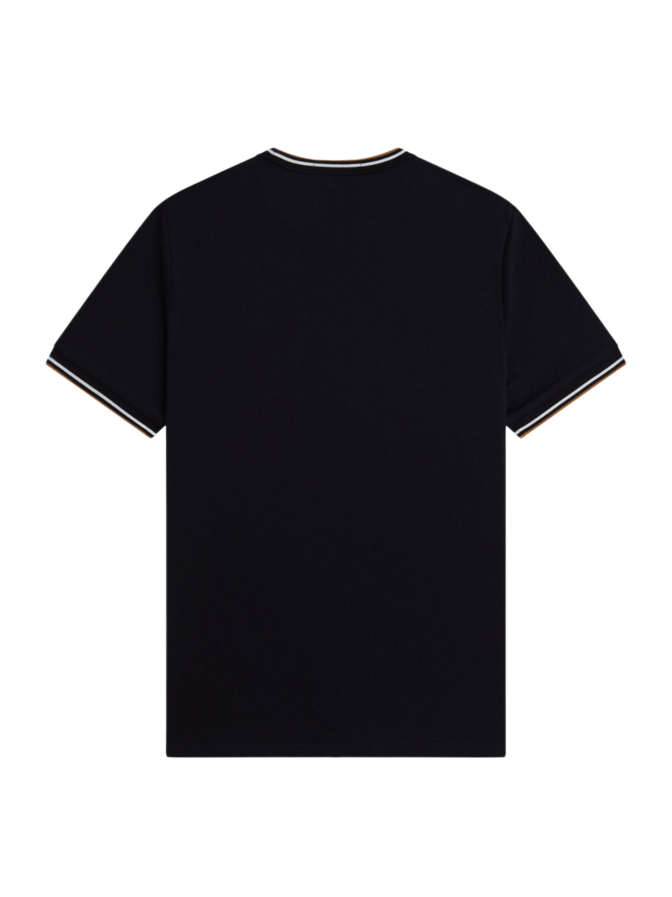 Fred Perry T-Shirt mit Doppelstreifen bei Robert Ley