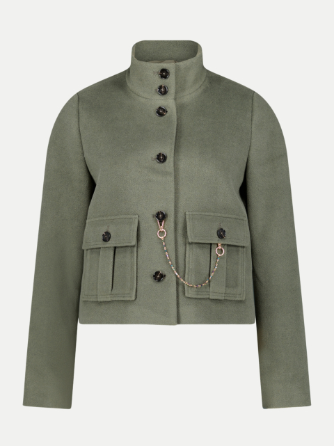 Cartoon Jacke mit aufgesetzten Taschen bei Robert Ley