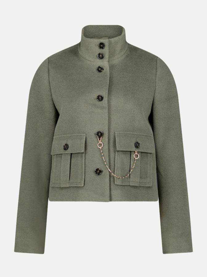 Cartoon Jacke mit aufgesetzten Taschen bei Robert Ley
