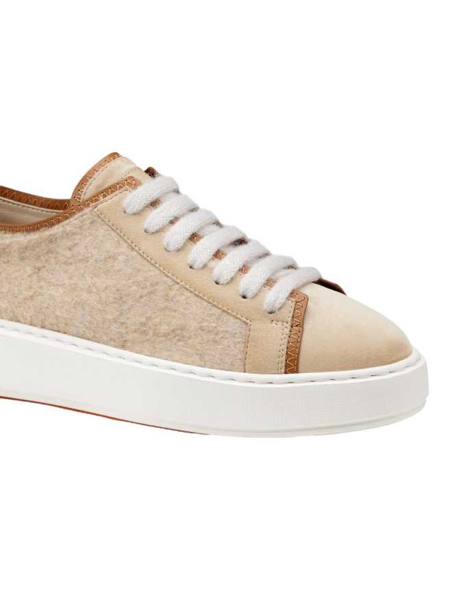 Santoni Casual Sneaker aus Wildleder bei Robert Ley
