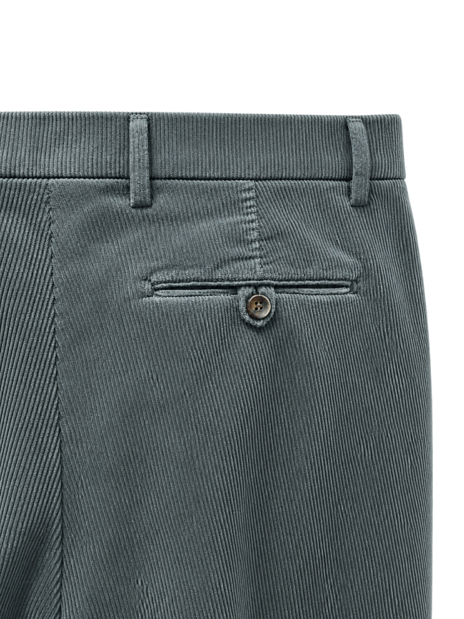 MICHAEL COAL Tapered-Fit Bundfalten-Cordhose bei Robert Ley
