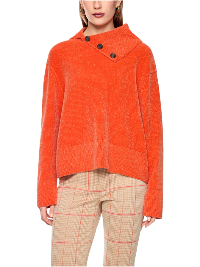 Marc Cain Rollkragenpullover aus Chenille-Garn bei Robert Ley