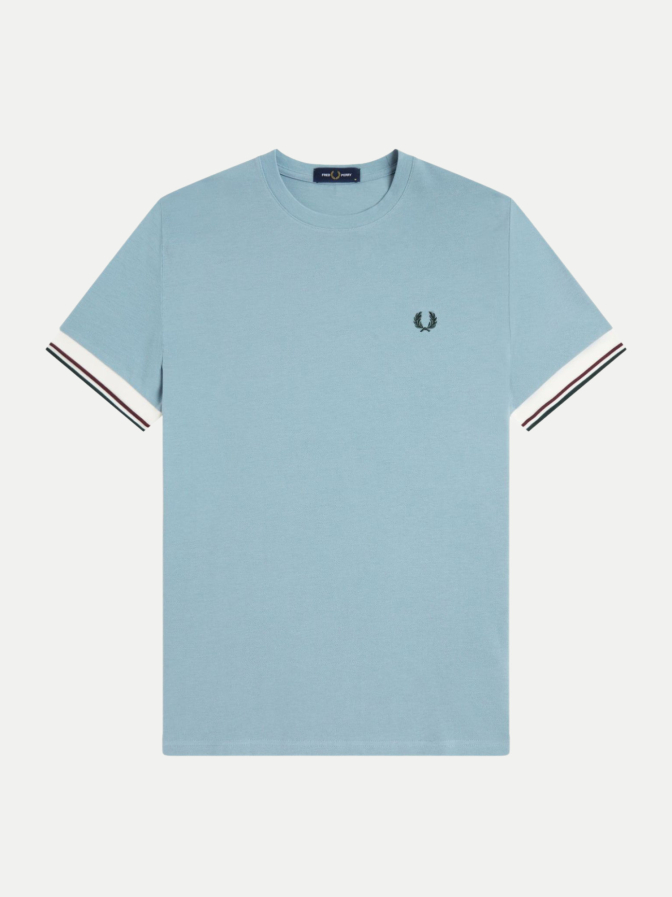 Fred Perry T-Shirt mit Kontrast-Bündchen bei Robert Ley