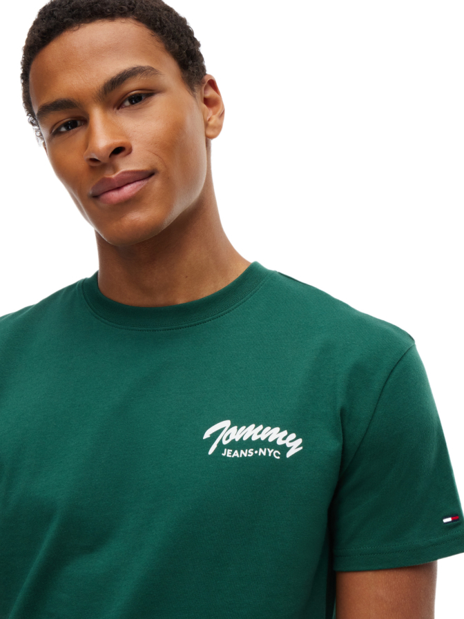Tommy Jeans T-Shirt mit Backprint bei Robert Ley