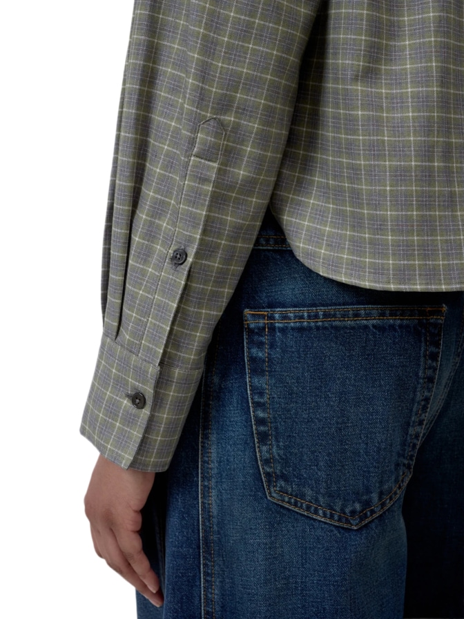 Closed Kurze Karo-Bluse bei Robert Ley