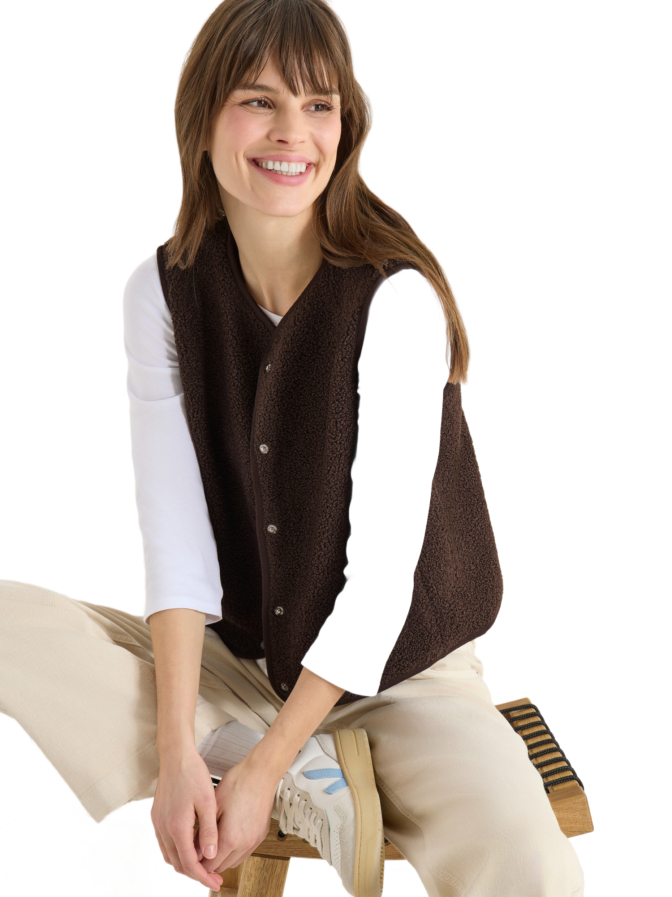 CECIL Weste in Wolloptik bei Robert Ley