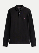 Tommy Hilfiger Langarm-Poloshirt BDS-BLACK bei Robert Ley