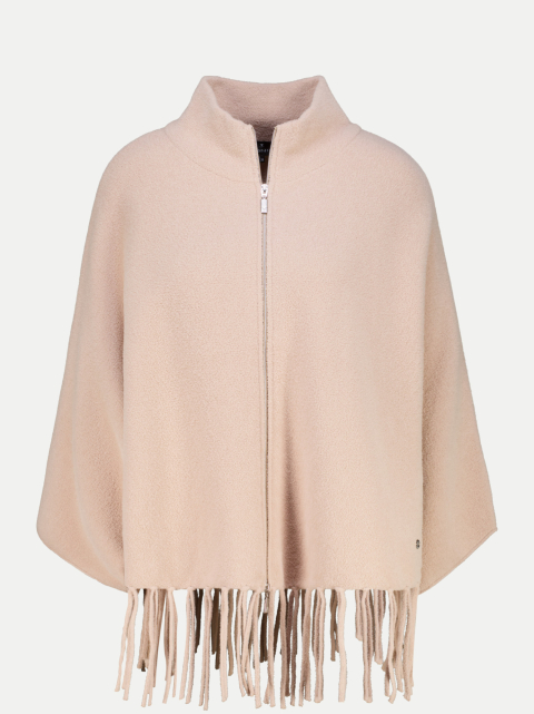 Monari Strickcape mit Fransen bei Robert Ley
