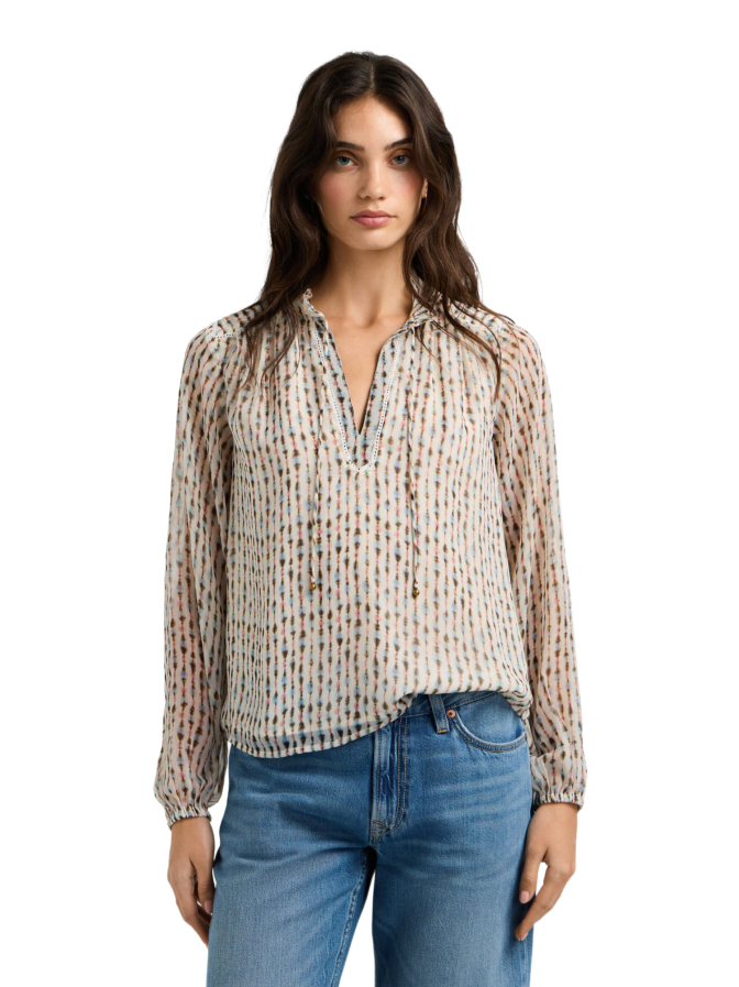 Pepe Jeans Bluse mit Ikat-Muster FALINA bei Robert Ley