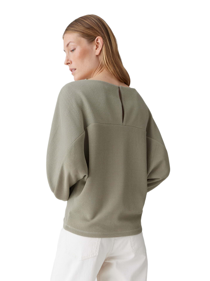 Opus Sweatshirt Gluffi in 3-D Streifen Optik bei Robert Ley