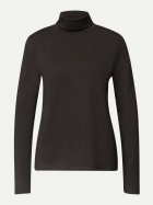 Street One Regular-Fit Rollkragenpullover 17874-black coffee bei Robert Ley