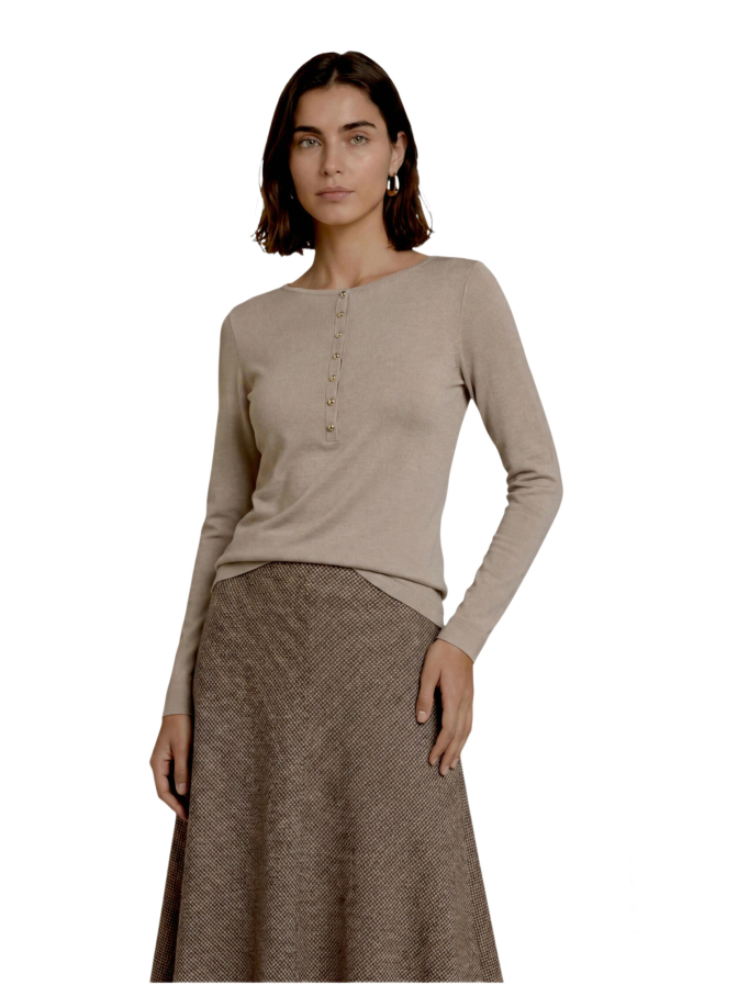 Zero Langarmshirt mit Rundhalsausschnitt bei Robert Ley