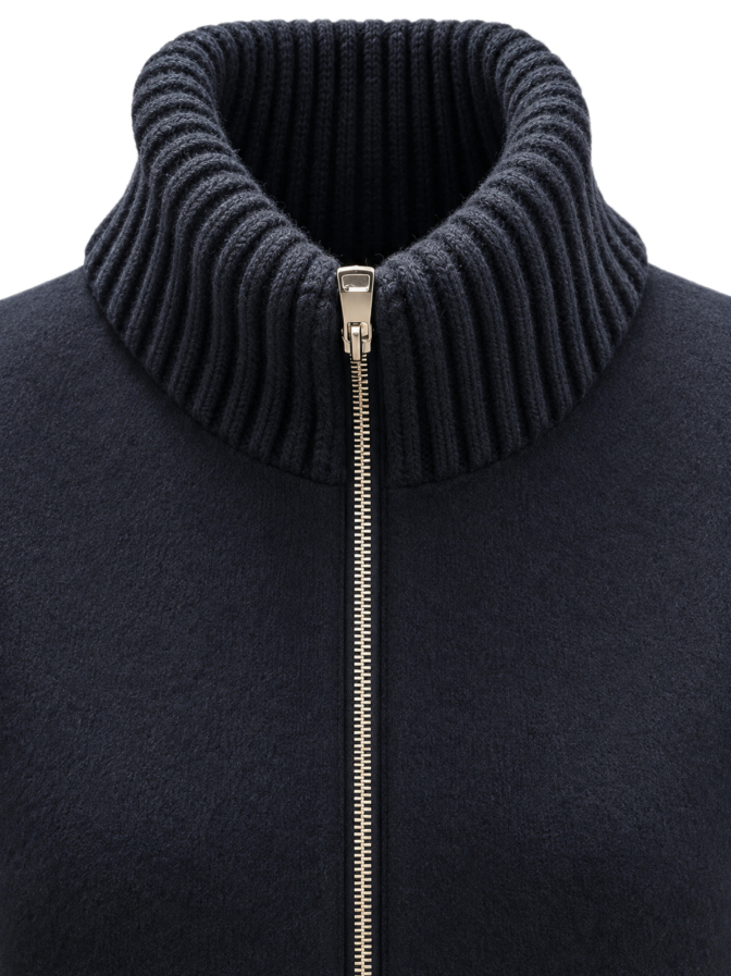 White Label Kurzmantel mit Strickkragen bei Robert Ley