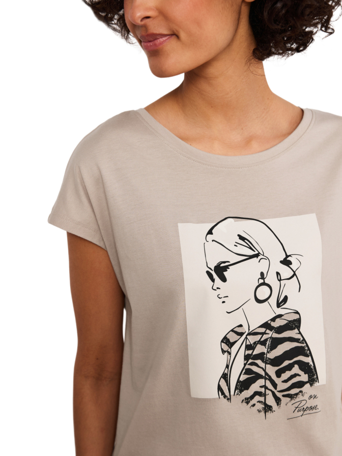 Street One T-Shirt mit Front-Print bei Robert Ley
