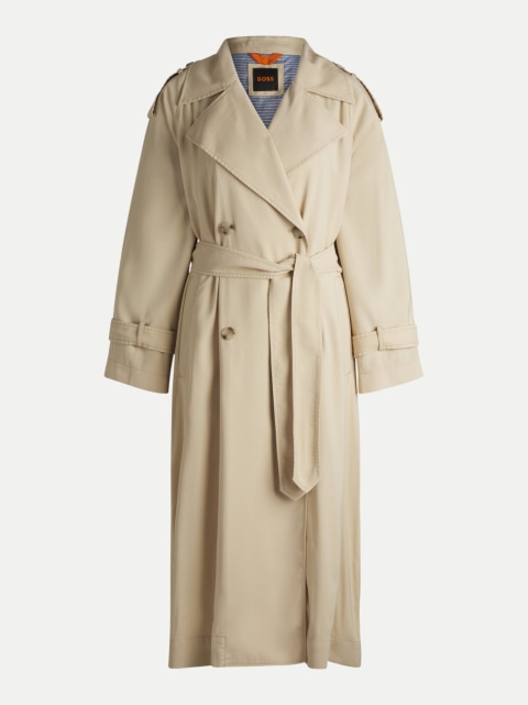 BOSS Orange Relaxed-Fit Trenchcoat bei Robert Ley