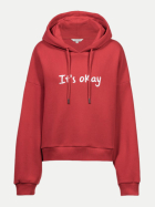 Herrlicher Hoodie mit Schriftzug 216-strawberry bei Robert Ley