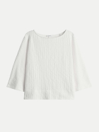 Opus Strukturiertes Sweatshirt Gathena 1004-milk bei Robert Ley